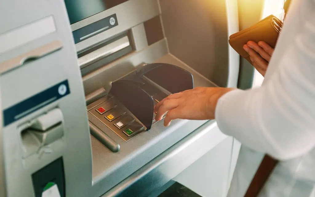 Bargeld Kreditinstitut Geldautomat
